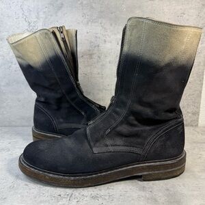 Ann demeulemeester angora dip-dye boots size 45
